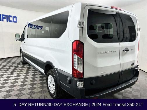 Oxford White 2024 Ford Transit-350 XLT