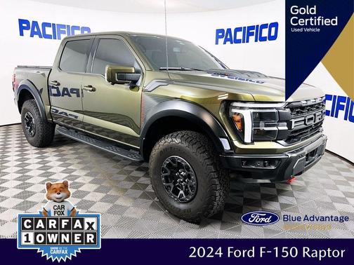 Green 2024 Ford F-150 Raptor