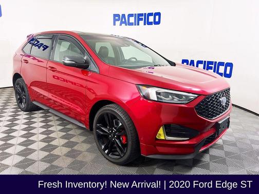 Red Metallic 2020 Ford Edge ST