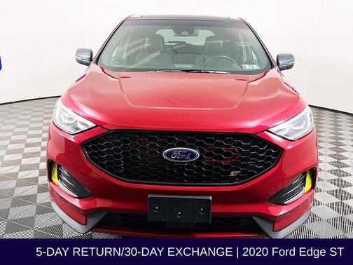 Red Metallic 2020 Ford Edge ST