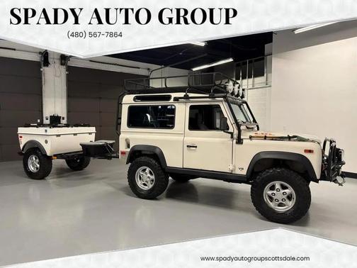 Tan 1995 Land Rover Defender 90
