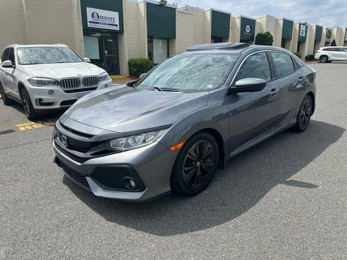 Gray 2018 Honda Civic EX