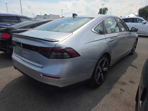 Solar Silver Metallic 2024 Honda Accord Hybrid Sport