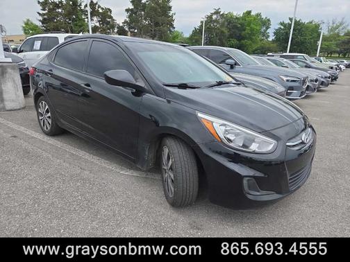 Ultra Black 2017 Hyundai Accent Value Edition