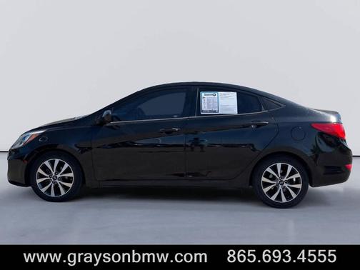Ultra Black 2017 Hyundai Accent Value Edition