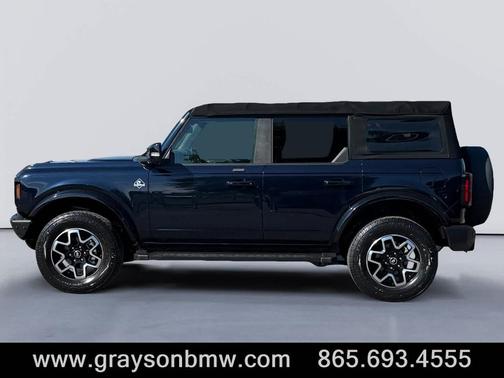 Antimatter Blue Metallic 2021 Ford Bronco Outer Banks