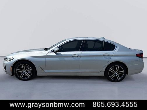 Glacier Silver Metallic 2021 BMW 540 i xDrive