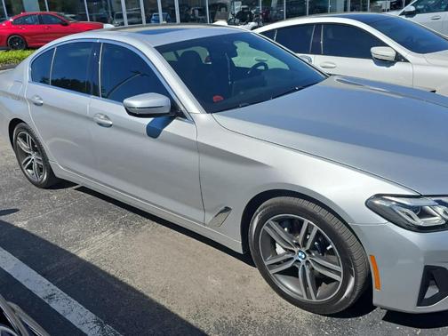 Glacier Silver Metallic 2021 BMW 540 i xDrive