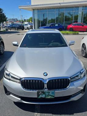 Glacier Silver Metallic 2021 BMW 540 i xDrive