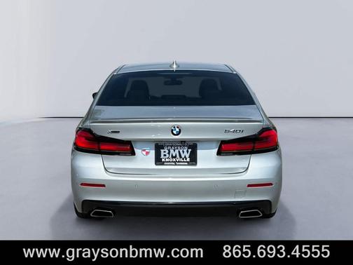 Glacier Silver Metallic 2021 BMW 540 i xDrive