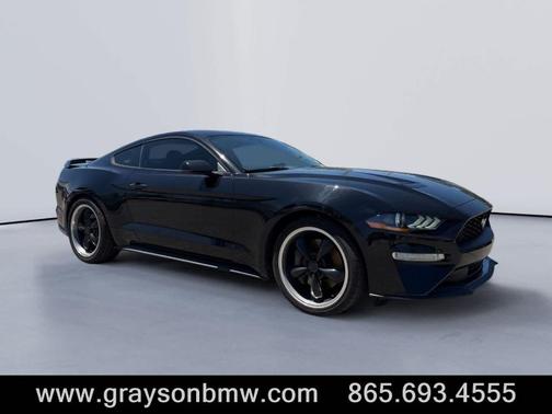Shadow Black 2018 Ford Mustang EcoBoost Premium