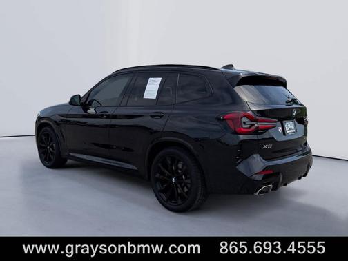 Black Sapphire Metallic 2024 BMW X3 sDrive30i
