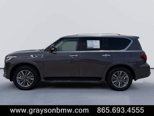 Anthracite Gray 2024 INFINITI QX80 Luxe