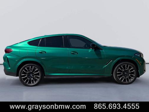 Green 2025 BMW X6 M60i