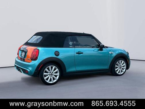 Aqua Blue Metallic 2020 MINI Convertible Cooper S