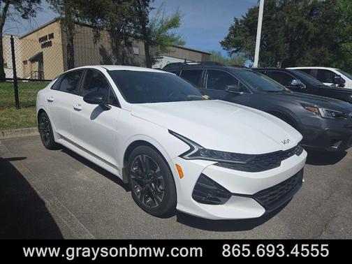 Glacial White Pearl 2022 Kia K5 GT-Line