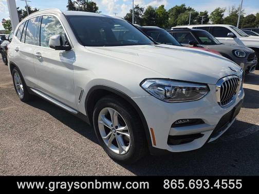 Alpine White 2020 BMW X3 xDrive30i