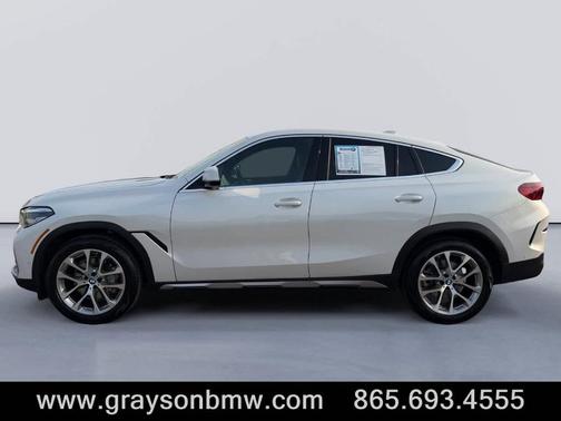 Mineral White Metallic 2023 BMW X6 xDrive40i
