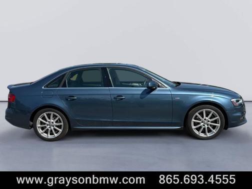 Blue 2015 Audi A4 2.0T Premium Plus