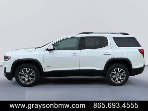 White Frost Tri-Coat 2021 GMC Acadia SLT