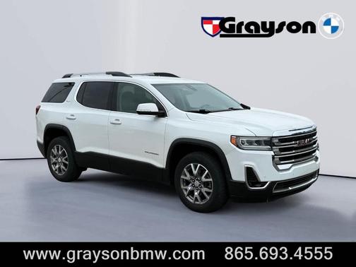 White Frost Tri-Coat 2021 GMC Acadia SLT