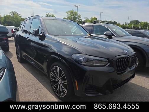 Black Sapphire Metallic 2023 BMW X3 xDrive30i