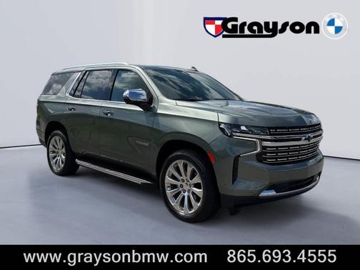 Silver Sage Metallic 2023 Chevrolet Tahoe Premier