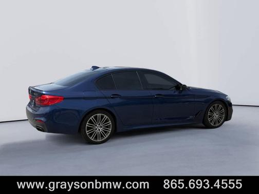 Mediterranean Blue Metallic 2019 BMW M550 i xDrive