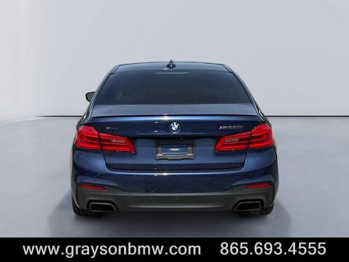 Mediterranean Blue Metallic 2019 BMW M550 i xDrive
