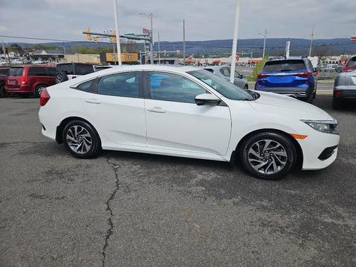 White 2016 Honda Civic EX