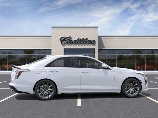 Summit White 2026 Cadillac CT4 Sport RWD