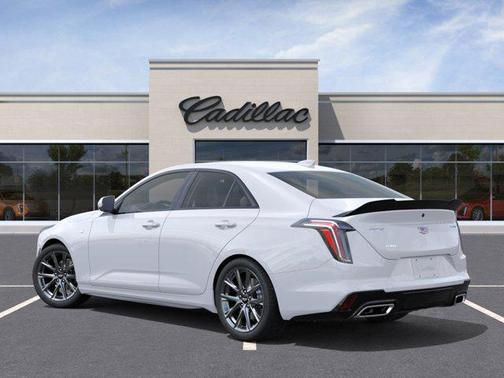 Summit White 2026 Cadillac CT4 Sport RWD