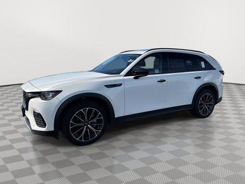 Rhodium White Premium 2025 Mazda CX-70 PHEV Premium Package