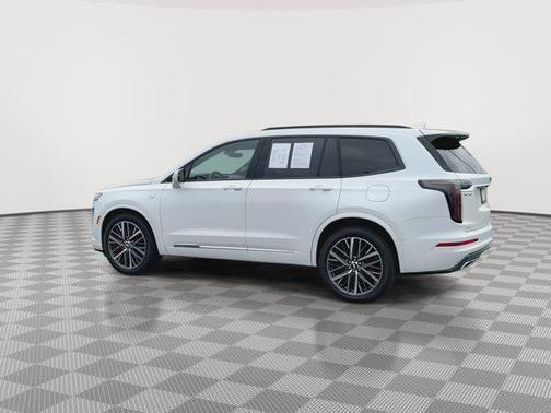 Crystal White Tricoat 2025 Cadillac XT6 Sport AWD