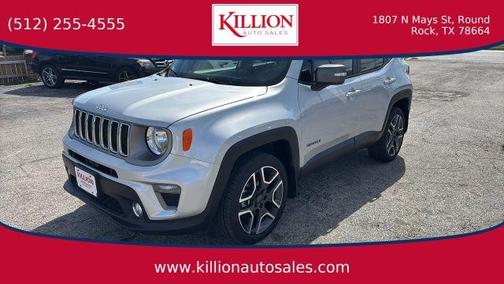 Silver 2021 Jeep Renegade Limited