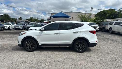 Frost White Pearl 2017 Hyundai Santa Fe Sport 2.0L Turbo Ultimate