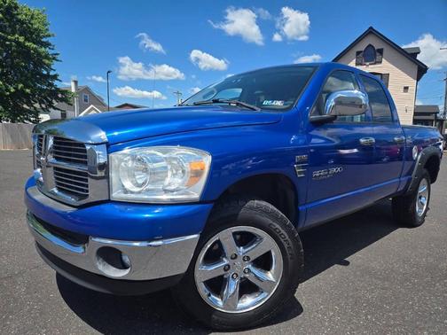 Blue 2007 Dodge Ram 1500 SLT Quad Cab