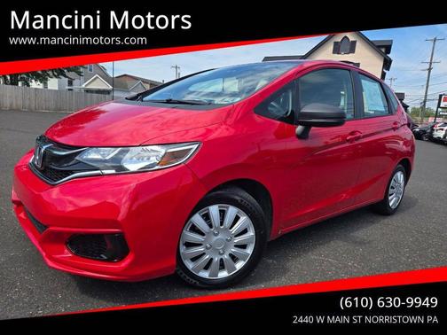 Red 2019 Honda Fit LX