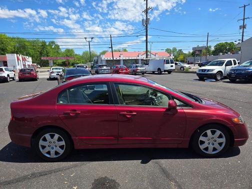 Red 2007 Honda Civic LX