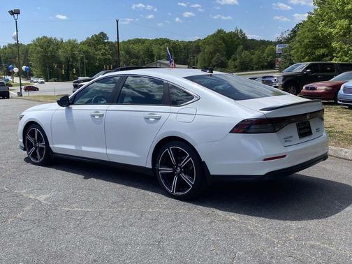 Platinum White Pearl 2025 Honda Accord Hybrid Sport