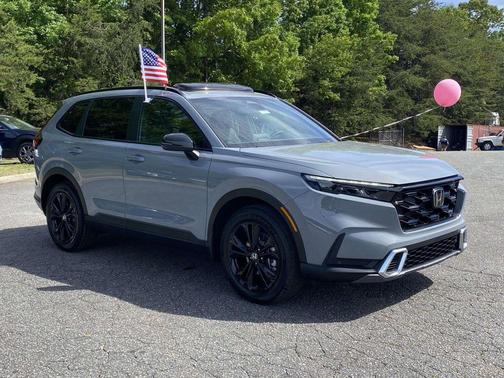 Gray 2026 Honda CR-V Hybrid Sport Touring AWD