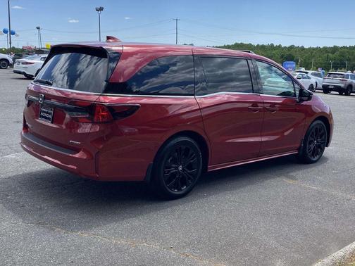 Radiant Red Metallic II 2025 Honda Odyssey Sport-L