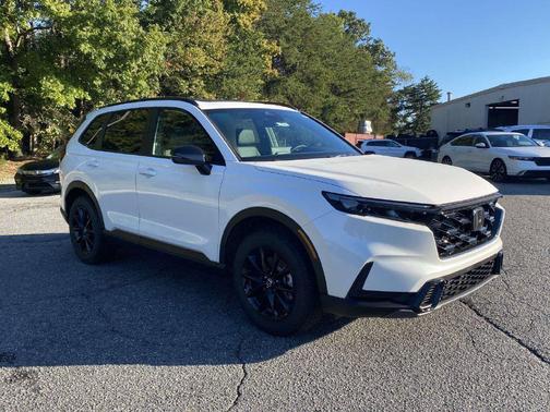 Platinum White Pearl 2027 Honda CR-V Hybrid Sport-L AWD