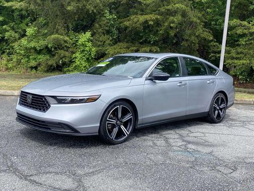 Solar Silver Metallic 2024 Honda Accord Hybrid Sport