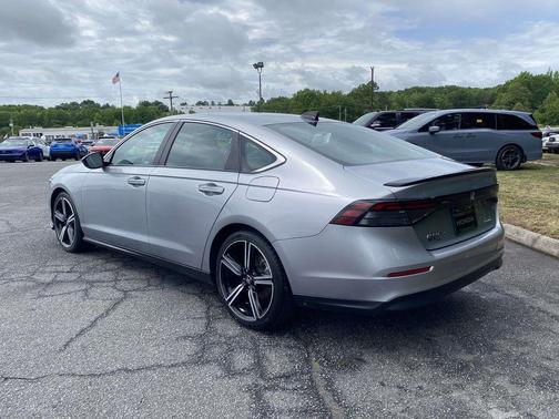 Solar Silver Metallic 2024 Honda Accord Hybrid Sport