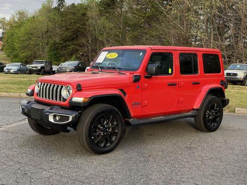 Firecracker Red Clearcoat 2025 Jeep Wrangler 4xe Sahara