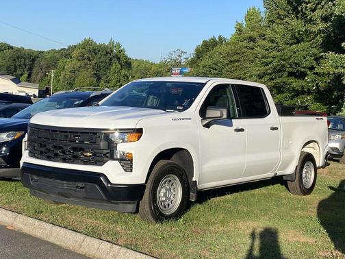Summit White 2023 Chevrolet Silverado 1500 WT