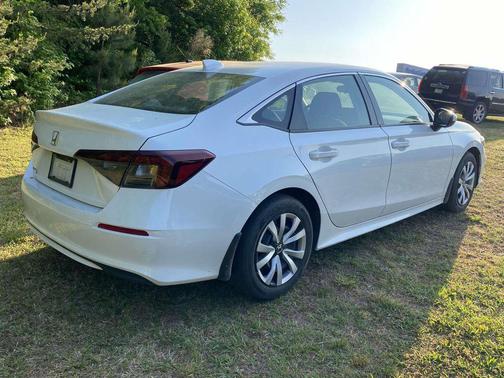 Platinum White Pearl 2025 Honda Civic LX