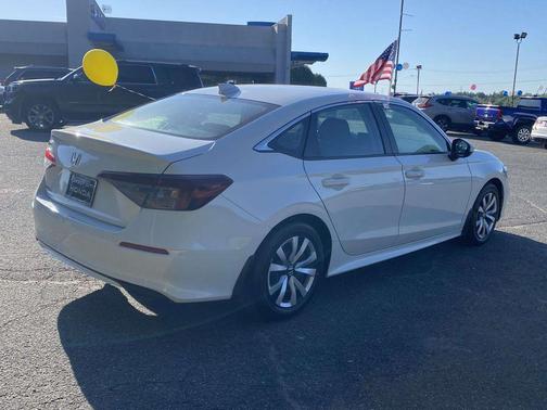 Platinum White Pearl 2025 Honda Civic LX