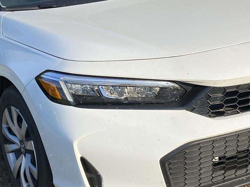 Platinum White Pearl 2025 Honda Civic LX